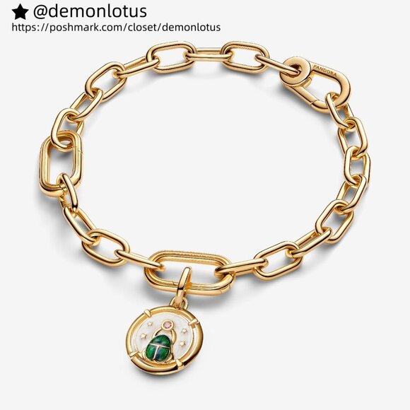 Pandora Scarab Beetle Medallion Charm - Picture 3 of 6